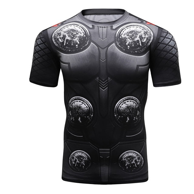 Thor Compression 'Infinity War | End Game' Elite Short Sleeve Rashguard