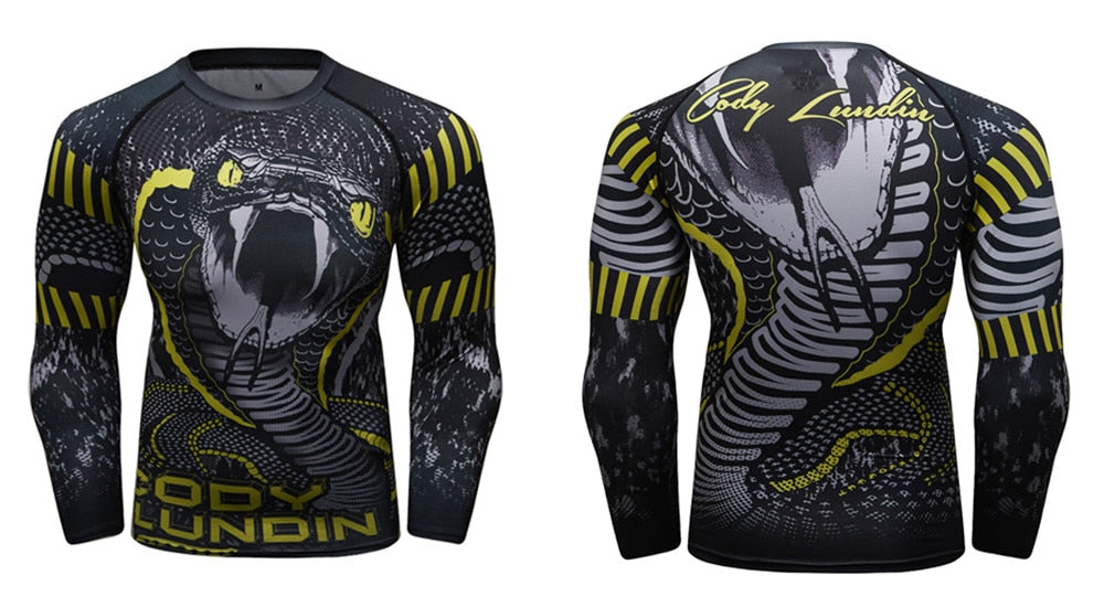 Python Snake Compression Elite Long Sleeve Rashguard