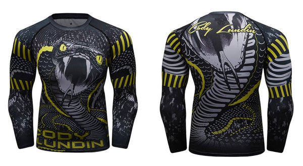 Python Snake Compression Elite Long Sleeve Rashguard