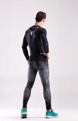 Men's Spider Man '3.0' Elite Compression Long Sleeve Rashguard Set