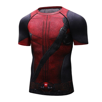 Compression Elite Short Sleeve Rashguard Deadpool Compression Elite Short Sleeve Rashguard