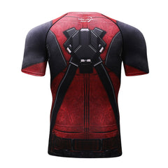 Deadpool Compression Elite Short Sleeve Rashguard