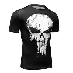 The Punisher Compression Elite Short Sleeve Rashguard