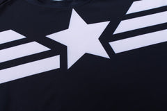Captain America Compression 'Bootcamp' Elite Short Sleeve Rashguard