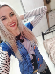 BJJ Rash Guard Women's Dragon Ball Z Compression 'Lapis | Lazuli | Android 18' Long Sleeve Rashguard