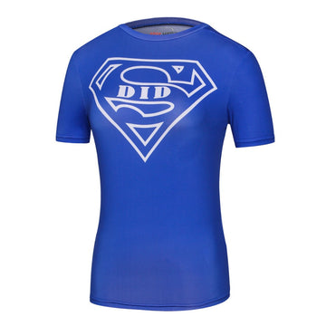 S Did It Rashguard Short Sleeve Women's Supergirl Compression
