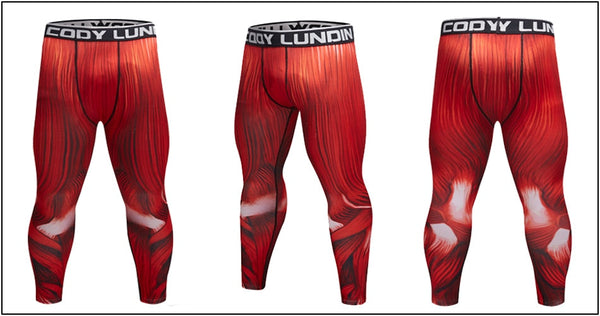 Musculature Compression Leggings Spats