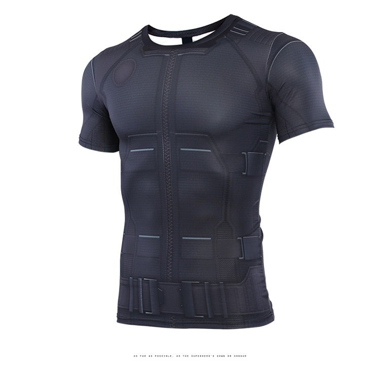 Spider Man Compression Far From Home 'Night Monkey' Short Sleeve Rashguard