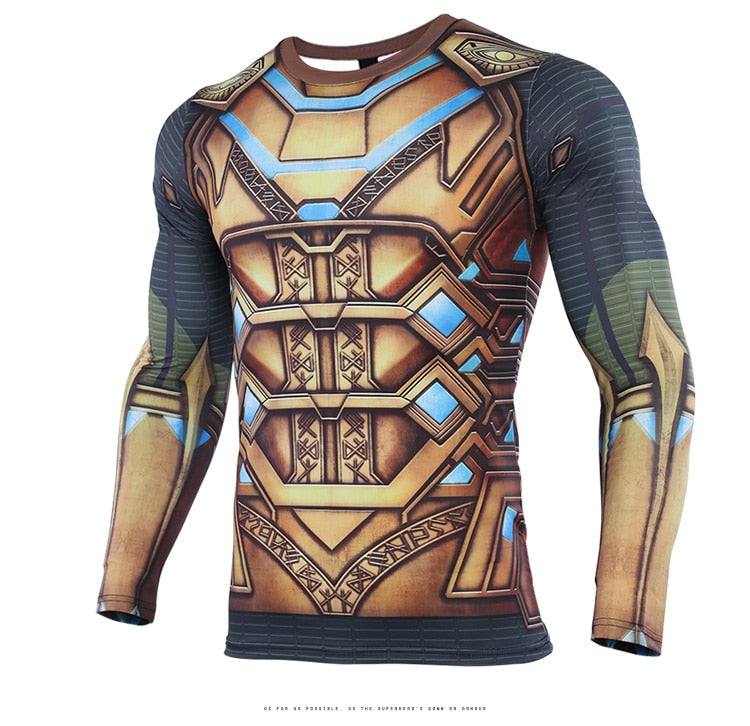Spider Man Far From Home 'Mysterio' Compression Long Sleeve Rashguard