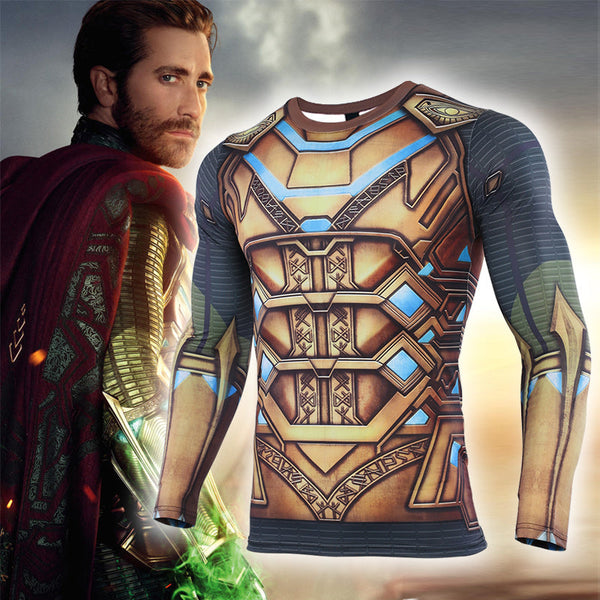 Spider Man Far From Home 'Mysterio' Compression Long Sleeve Rashguard
