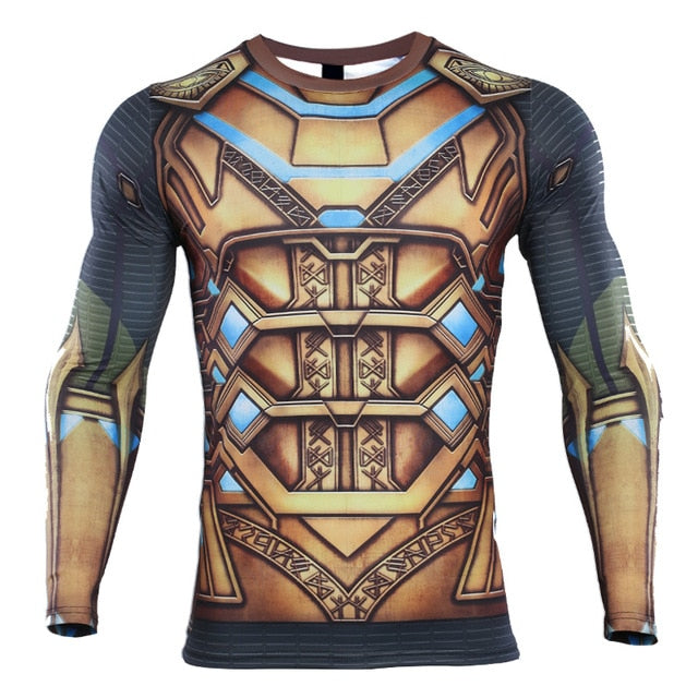Spider Man Far From Home 'Mysterio' Compression Long Sleeve Rashguard