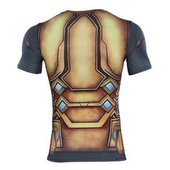 Spider Man Far From Home 'Mysterio' Compression Short Sleeve Rashguard