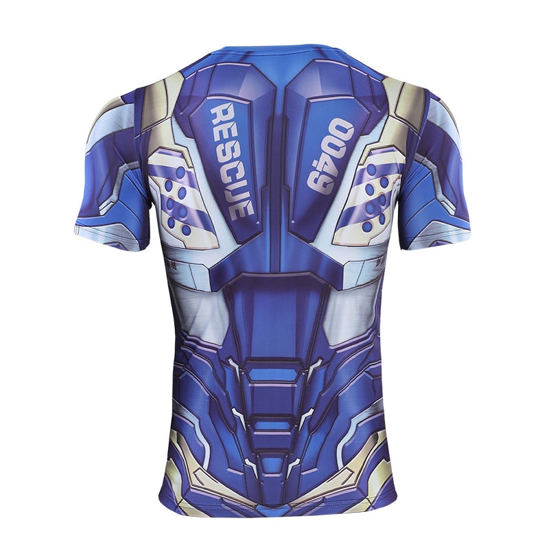 Iron ManCompression End Game 'Rescue' Premium Short Sleeve Rashguard