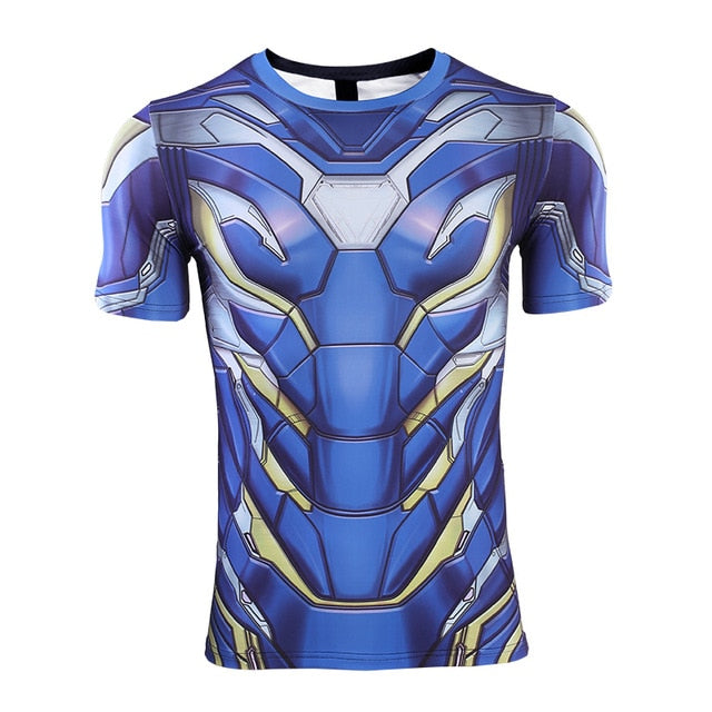 Iron ManCompression End Game 'Rescue' Premium Short Sleeve Rashguard