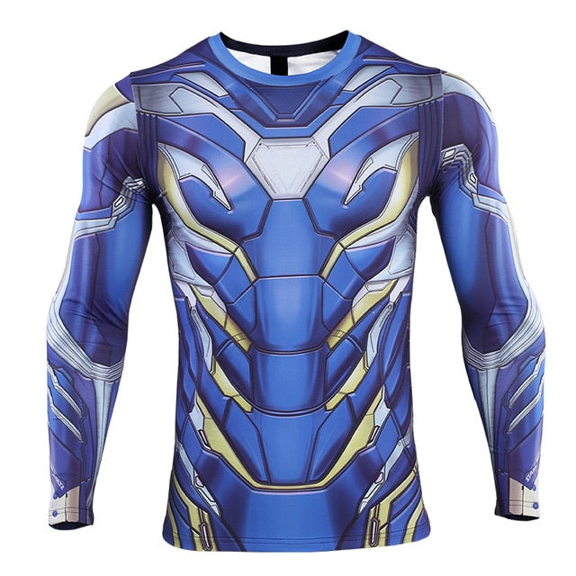 Women's Iron Man Compression End Game 'Pepper Potts: Rescue' Premium Long Sleeve Rashguard