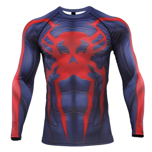 Spider Man Compression '2099' Long Sleeve Rashguard