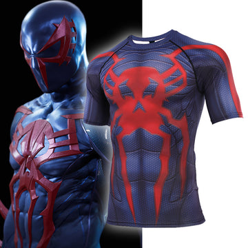 Spider Man Compression 2099 Short Sleeve Rashguard