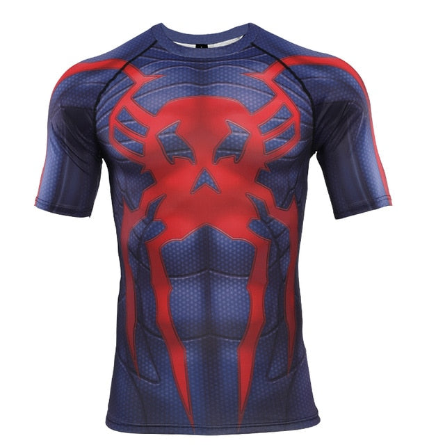 Spider Man Compression '2099' Short Sleeve Rashguard