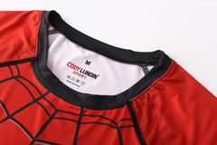 Spider Man Compression 'Far From Home' Elite Short Sleeve Rashguard