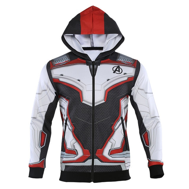 Men's Avengers End Game 'Quantum Realm | Team Suit' Premium Zip Up Hoodie