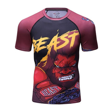 Beast The Compression Elite Short Sleeve Rashguard