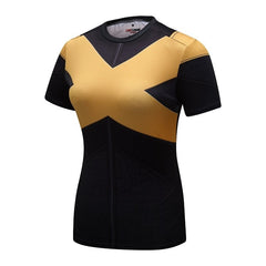 Women's X-Men Compression 'Dark Phoenix' Elite Short Sleeve Rashguard