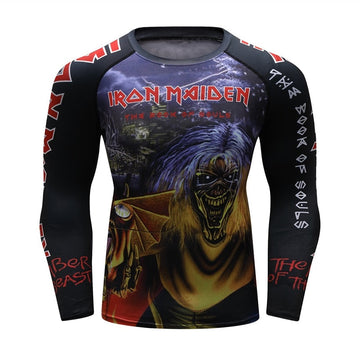 Iron Maiden Compression 1.0 Elite Rashguard Shirt Iron Maiden Compression 1.0 Elite Rashguard Shirt
