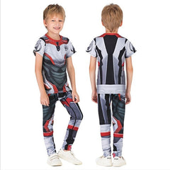 Kids Avengers Compression 'End Game' Rashguard Set
