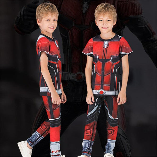 Kids Ant-Man Compression 'End Game' Rashguard Set