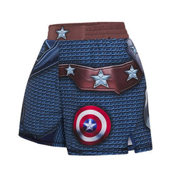 Men's Captain America 'End Game' Muay Thai Boxing Shorts