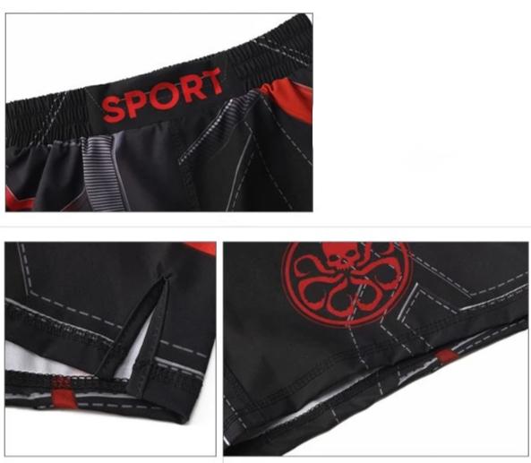 Men's Captain Marvel Muay Thai Boxing Shorts