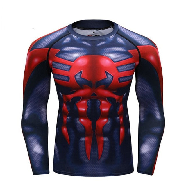 Spider Man Compression '2099' Elite Long Sleeve Rashguard
