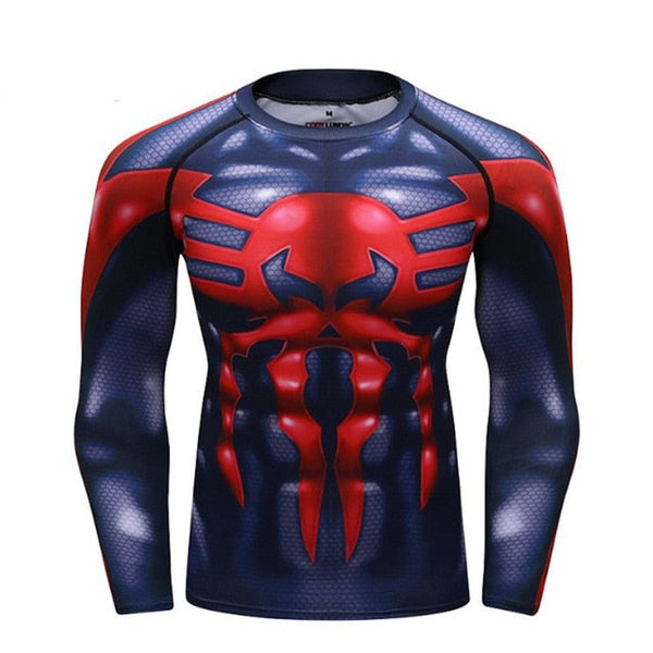 Spider Man Compression '2099' Elite Long Sleeve Rashguard