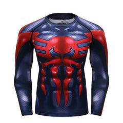 Spider Man Compression '2099' Elite Long Sleeve Rashguard
