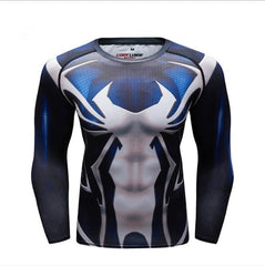 Spider Man Compression 'Symbiote Spider Man' Elite Long Sleeve Rashguard