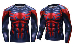 Spider Man Compression '2099' Elite Long Sleeve Rashguard