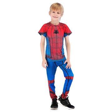 Spiderman Kids Rashguard Set Classic Compression