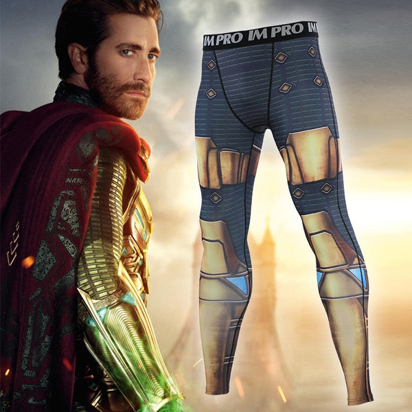 Spiderman Far From Home 'Mysterio' Compression Leggings Spats