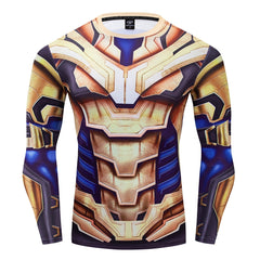 Thanos Compression 'End Game | War Armor' Long Sleeve Rashguard