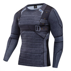 Soldier Compression 'Winter Soldiery Barnes' Long Sleeve Rashguard
