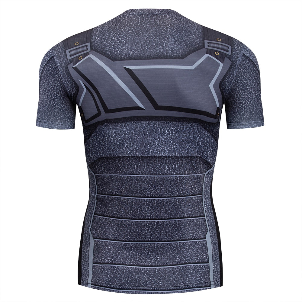 Soldier Compression 'Winter Soldiery Barnes' Short Sleeve Rashguard