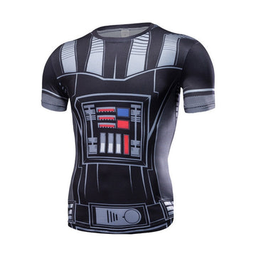 Darth Vader Star Wars Short Sleeve Compression Rashguard