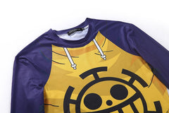 One Piece Compression 'Trafalgar D. Water Law' Elite Long Sleeve Rashguard