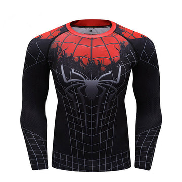 Spider Man Compression Venom Symbiote Elite Long Sleeve Rashguard