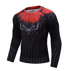 Spider Man Compression 'Venom Symbiote' Elite Long Sleeve Rashguard