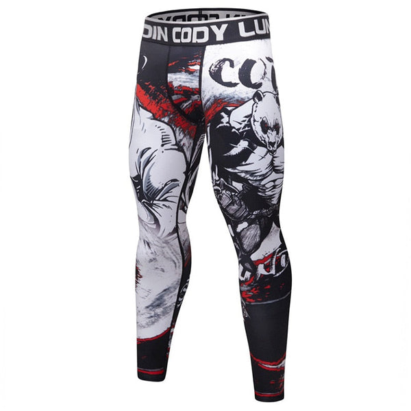 Panda 'Pumped' Compression Leggings Spats