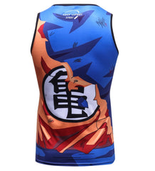BJJ Rash Guard Dragon Ball Z 'Goku | Battle Damaged' Elite Compression Tank Top