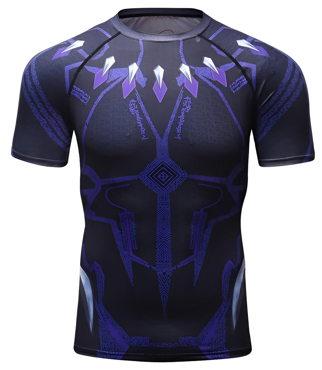 Black Panther Compression 'Civil War' Elite Short Sleeve Rashguard