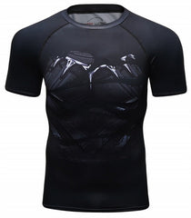 Black Panther Compression 'Hero Revealed' Elite Short Sleeve Rashguard
