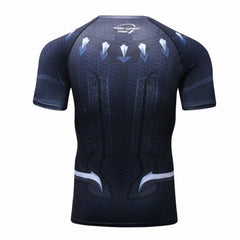 Black Panther Compression 'Infinity War' Elite Short Sleeve Rashguard
